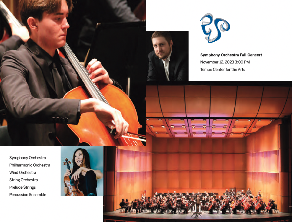 Symphony Orchestra Fall Concert 11-12-2023 Program Cover